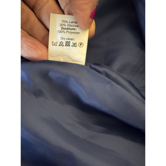 J. Crew Skirt Women's Sz 8 Blue Short A-Line Slit‎ Lined Workwear Career - Picture 6 of 11